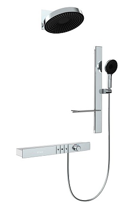 Душевой набор Black&White Gravity GH-9025C с термостатом, хром