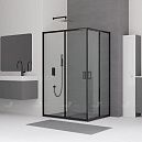 Душевой уголок RGW Classic CL-44B 100x80 прозрачное, черный