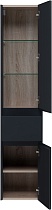 Шкаф-пенал Aquanet Бруклин 35 см, антрацит матовый 00310138