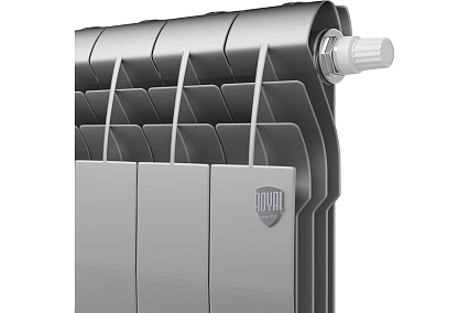 Радиатор Royal Thermo BiLiner 350 /Silver Satin VR - 8 секций НС-1196740