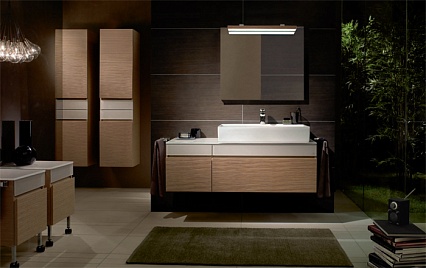 Шкаф пенал Villeroy&Boch Memento 40 см светлый дуб L