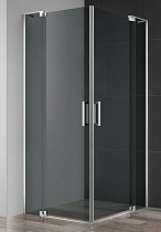 Душевой уголок Cezares SLIDER-AH-2-70/80-90/100-GRIGIO-Cr 70/80x90/100 серый, хром