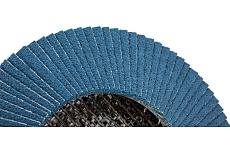 Круг лепестковый торцевой, угловой, цирконат 65% 125х22.2 мм, P-100 ABRAFORM AF-FLAP-CN-125-P100-ZR65