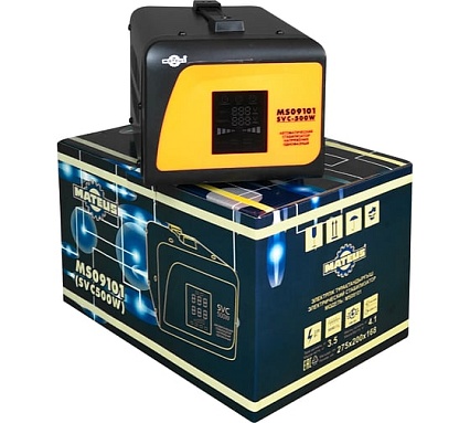 Стабилизатор напряжения Mateus SVC-500VA MS09101