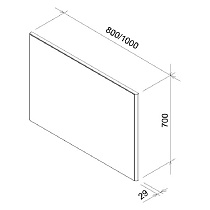 Зеркало Ravak Ring 100 см