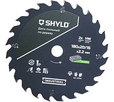 Пильный диск SHYLD по дереву твердосплавный 180x20/16 мм, 24 зуба 6692461