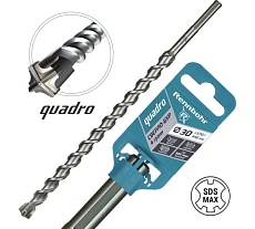 Бур по бетону RENNBOHR Quadro SDS-Max 4 грани 30x570/440 мм 723057