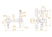 Смеситель RGW SP-215B с гигиеническим душем, черный 581408215-04