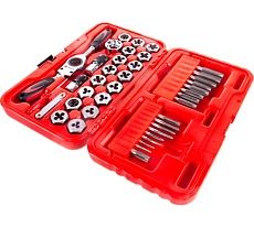 Набор метчиков и плашек SK-5 M3-M12, кейс, 40шт Мастак 351-00040C