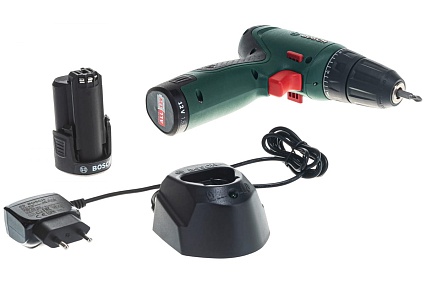 Аккумуляторная дрель-шуруповерт Bosch EasyDrill 1200, 2 аккумулятора 06039D3007