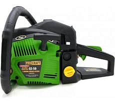 Пила цепная бензиновая PROCRAFT 2,9 л.с., 52 см3, 40 см, 20 м/с (шина + цепь) GS50 1/1