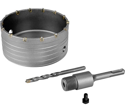Коронка в сборе по бетону (125 мм; М22) Vertextools 222-0125