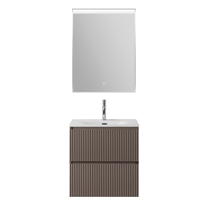 Тумба с раковиной BelBagno Uno-Mini 50 см Бежевый матовый