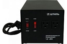 Автотрансформатор Штиль 1,6 кВА, в черном корпусе АТ 230-220/120-1,6-50 ч/к