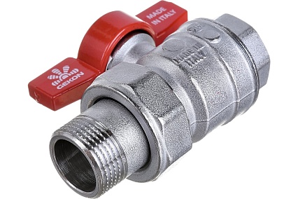 Шаровой кран Gekon ручка-бабочка, 3/4" вн-американка GK 559 34