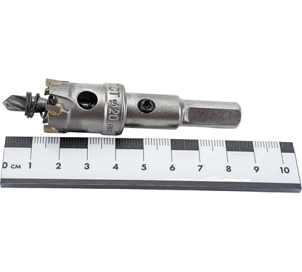 Коронка по металлу кольцевая в сборе 20 мм NOVOCRAFT HSM657087020