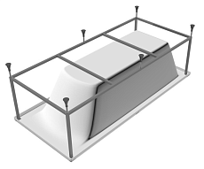 Каркас Vayer Boomerang 160x70
