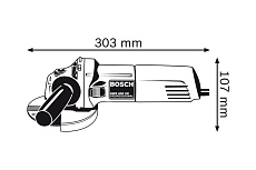Угловая шлифмашина Bosch GWS 850 CE 0.601.378.792