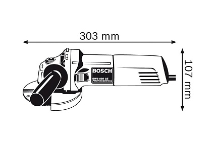 Угловая шлифмашина Bosch GWS 850 CE 0.601.378.792