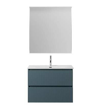 Мебель для ванной BelBagno Uno-Mini 90 см Голубой матовый
