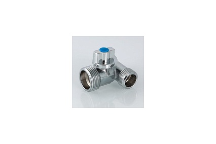 Шаровой кран для подключения сантехнических приборов 1/2х3/4х1/2 Valtec VT.256.N.04