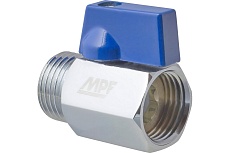 Шаровой кран-мини для стиральных/посудомоечных машин MPF 1/2&quot; в/н, хром ИС.080341