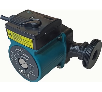 Циркуляционный насос LEO LRP 32-50/180, 40/60/85 Вт, 220В, Q 32/47/60 лмин, Hmax 2.5/3.8/4.5 м 1091