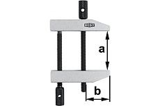 Параллельная струбцина BESSEY 87/50, двойной винт BE-PA70