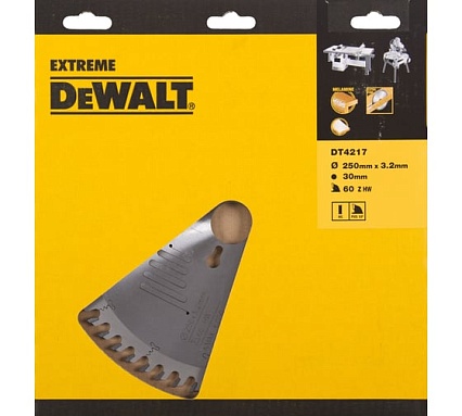 Пильный диск по ламинату (250х30 мм; 60 HZ) DeWalt DT4217