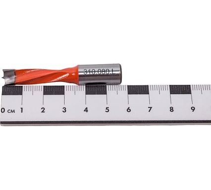 Сверло присадочное глухое 8x57x10 мм, для ЛДСП, левое WOODWORK 310.080.L