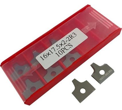 Нож профильный сменный квадратный FHONK 16x17.5x2-R3 HW (упаковка 10шт) 161752R3FK07-10