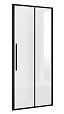 Душевая дверь Niagara Nova 140x195 прозрачное, черный матовый NG-84-14AB