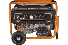 Бензиновый генератор Carver ppg- 9000е lt-192fа, 7,0/7,5квт, 220в, бак 25л,эл.ст, кол/рук. медь, 6ш/пал 01.020.00040