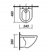 Подвесной унитаз Sanita Luxe Attica ATCSLWH0112 с микролифтом, бирюзовый