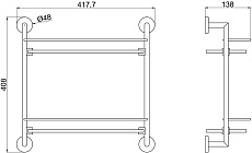 Полка Allen Brau Priority 6.31015-31 черный