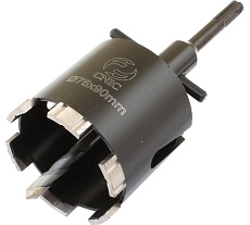 Коронка алмазная по камню CNIC 76x90мм М16, для сухой резки, хвостовик SDS-PLUS DB0301 43993