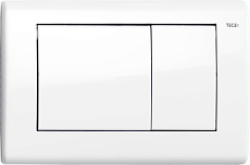 Кнопка смыва TECE Planus 9240324 металл, белый глянцевый
