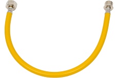 Шланг для газовых приборов ELKA 1/2&quot; х 0,5 м, в/н, ПВХ, желтый ИС.100508