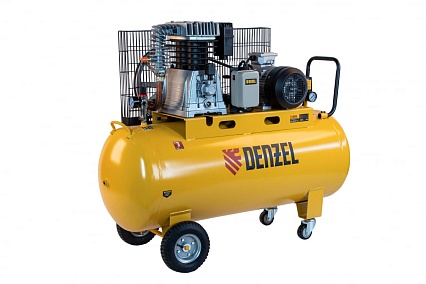 Воздушный компрессор Denzel BCI4000-T/200, ременной привод 4,0 кВт, 200 литров, 690 л/мин 58124