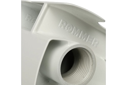 Алюминиевый радиатор Rommer Plus 200 10 секций RAL9016 89991