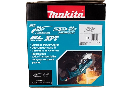Аккумуляторный резчик Makita LXT BL 2x18В, d-230x22.23 мм DCE090ZX1