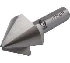 Зенковка 20.0x28.0x64 мм, конус 60°, dхв=10 мм, Р6АМ5, ц/х, Z=6 CNIC 44923