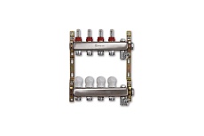 Коллектор в сборе 1&quot;, 4 выхода под евроконус с расходомерами Te-Sa 220ATT2-06-04D