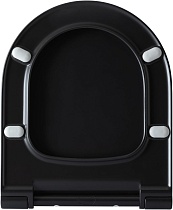 Крышка-сиденье Allen Brau Priority 4.31004.31 с микролифтом, черный матовый