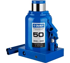 Гидравлический бутылочный домкрат 50т, 300-480мм, Зубр Профессионал T50 43060-50_z01