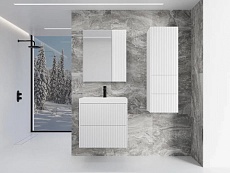 Зеркальный шкаф Style Line Стокгольм 70 см, белый софт ЛС-00002322