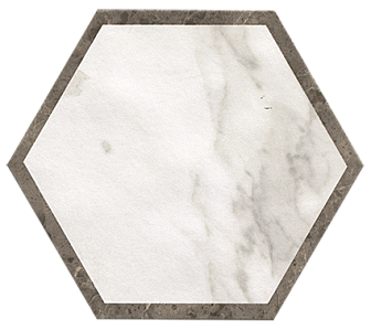 Керамогранит Fap Ceramiche Roma Deco Esagono Calacatta Imperiale 25x21,6 см, fLVE