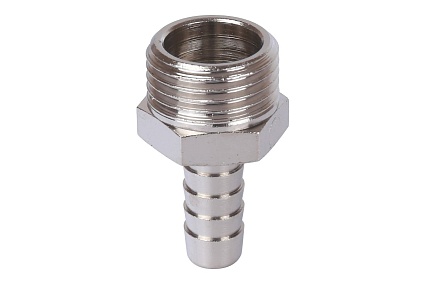 Штуцер НР никелированный 1/2"x10 мм STOUT RG008T5Q73SB92