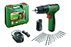 Аккумуляторная ударная дрель-шуруповерт Bosch EasyImpact 1200, 2 аккумулятора 06039D3105