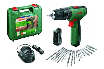Аккумуляторная ударная дрель-шуруповерт Bosch EasyImpact 1200, 2 аккумулятора 06039D3105
